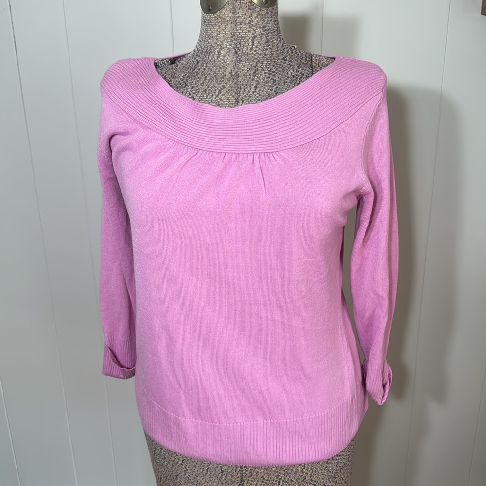 Link NWT Womens XL Violet Sweater Mid Length Sleeves